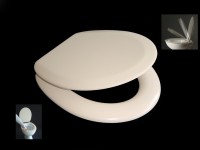 Gepolsterter Soft-WC-Sitz Premium mit Absenkautomatik beige