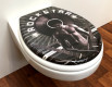 WC Sitz Duroplast Black Rockstar, Absenkautomatik, abnehmbar