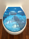 WC Sitz Duroplast Fische, Absenkautomatik, abnehmbar