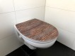 WC Sitz Duroplast Holz
